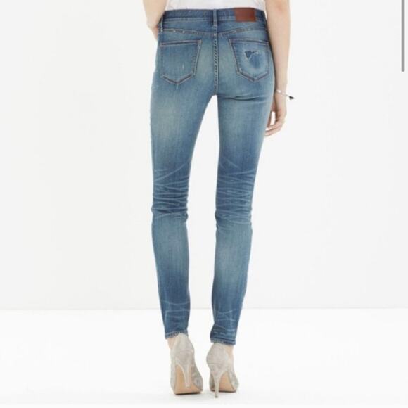 Madewell Skinny Skinny Jeans Rip & Repair Edition - Picture 2 of 8